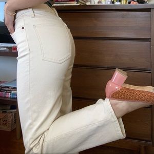 Madewell Perfect Straight Jean in Vintage Canvas Wash 🍨